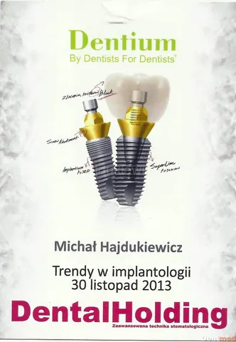 Michał Hajdukiewicz — Trendy w implantologii